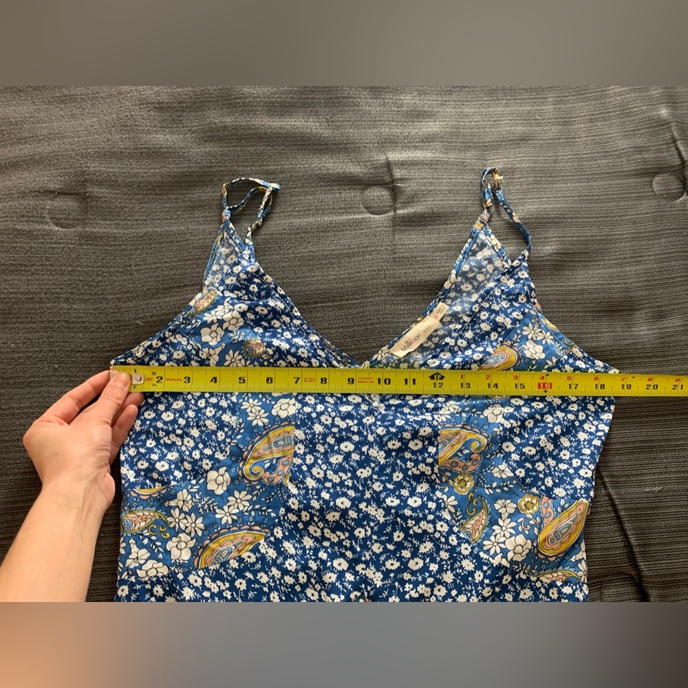 Millibon Blue Floral Maxi Dress - Picture 13 of 16